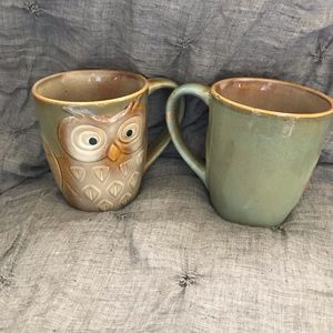 COPY - Cheerful Owl Face coffee mugs